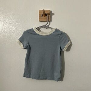 Hanna Andersson Ringer Tee Classic Fit Light Blue Boys 2T